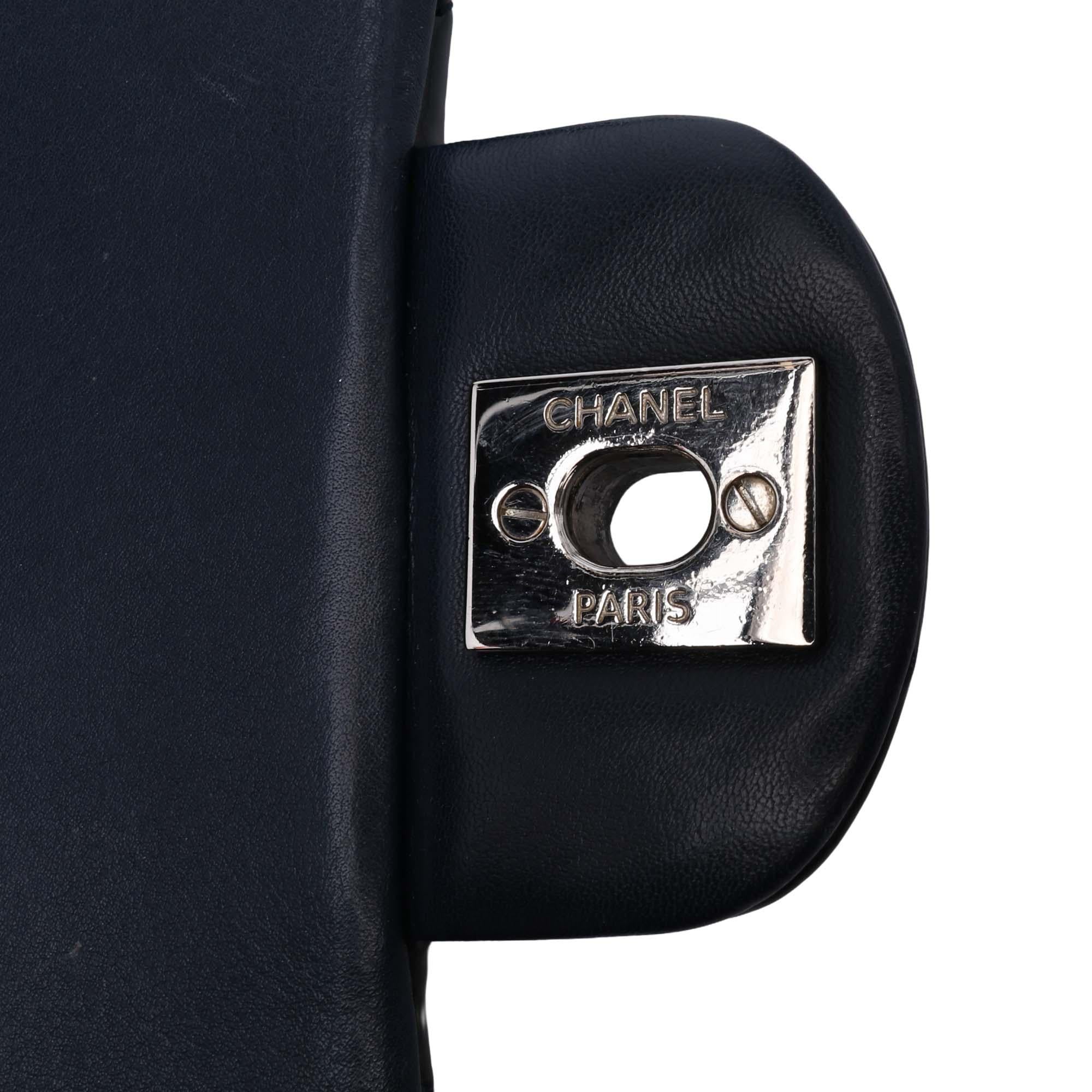 Chanel Mini Rectangular Classic Chevron Patent Single Flap