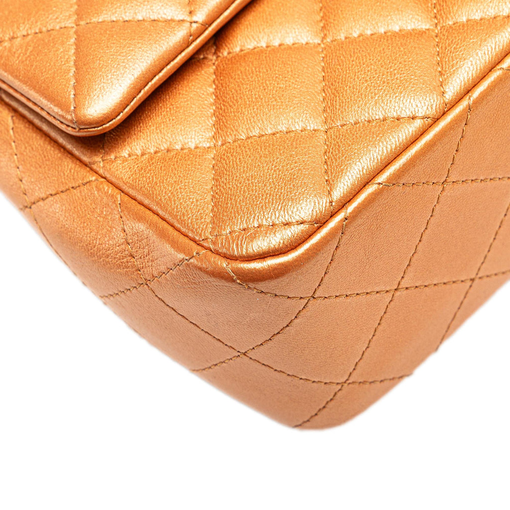 Chanel Mini Rectangular Classic Iridescent Lambskin Single Flap