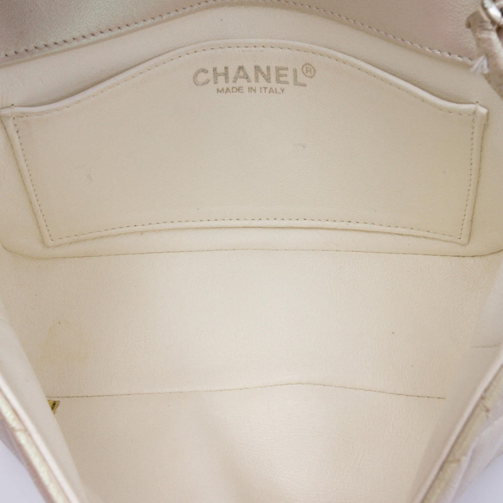 Chanel Mini Rectangular Classic Iridescent Lambskin Single Flap