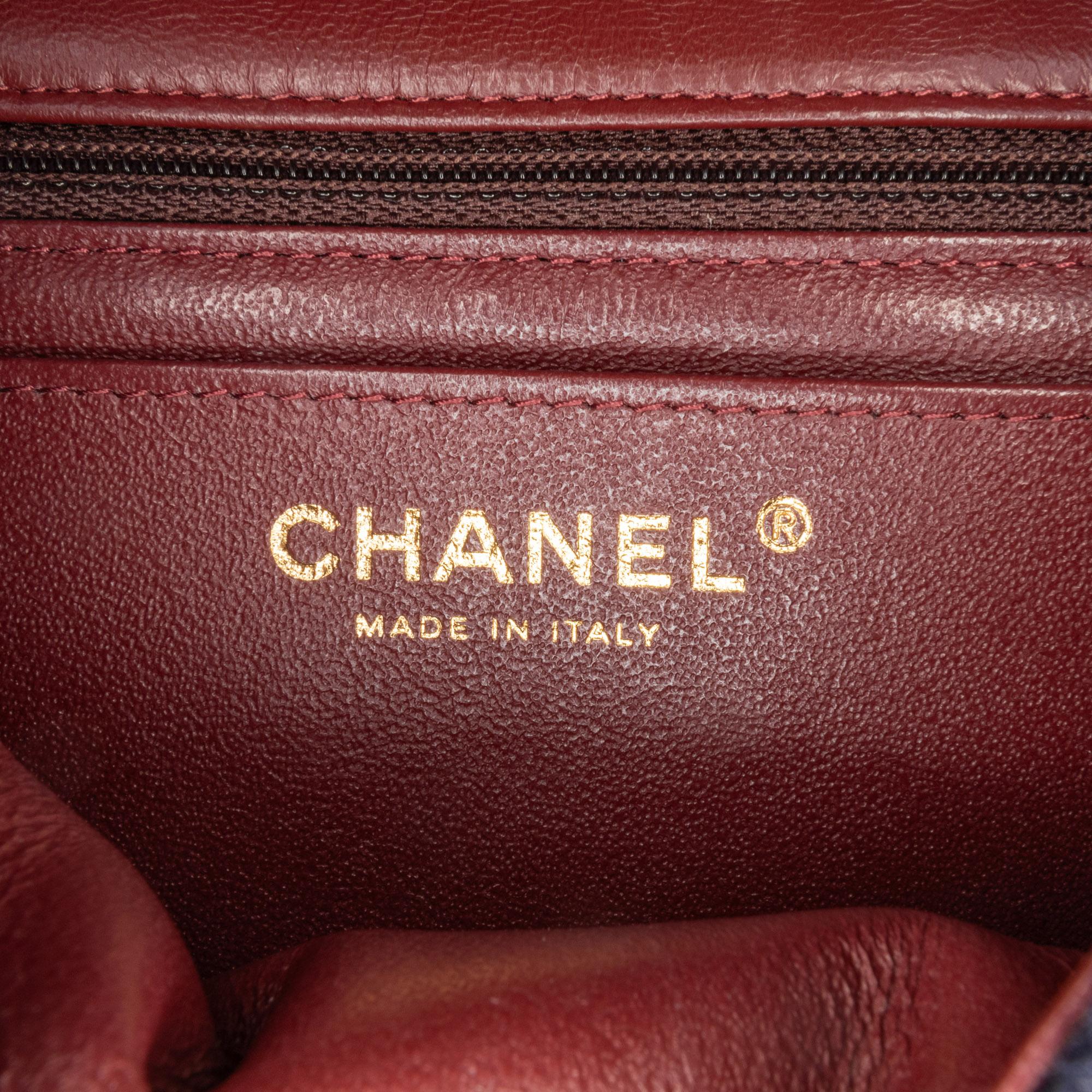 Chanel Mini Rectangular Classic Jersey Sailor Single Flap