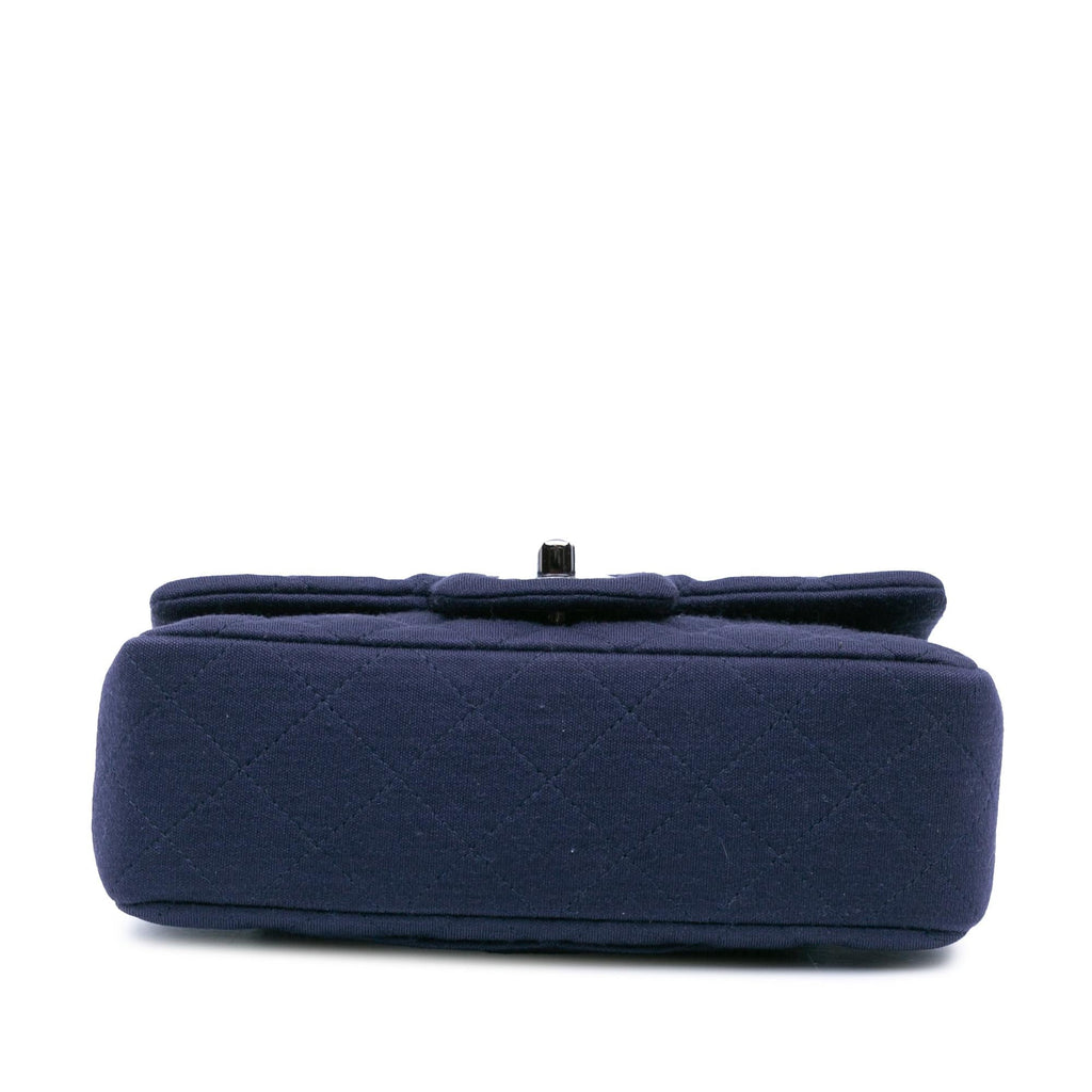 Chanel Mini Rectangular Classic Jersey Single Flap