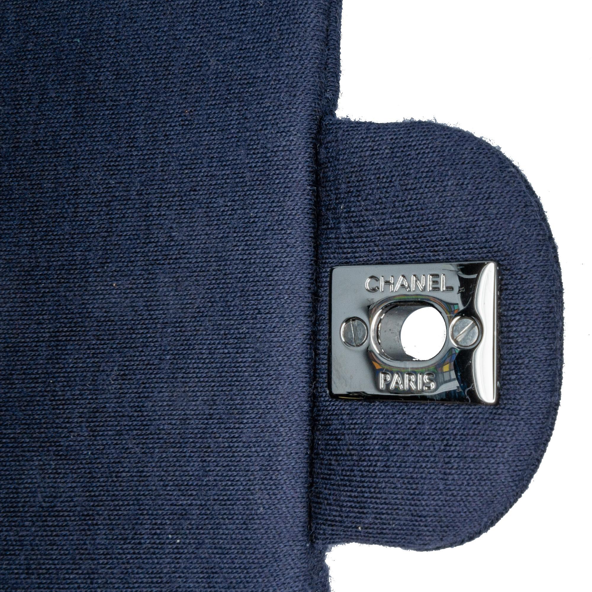 Chanel Mini Rectangular Classic Jersey Single Flap