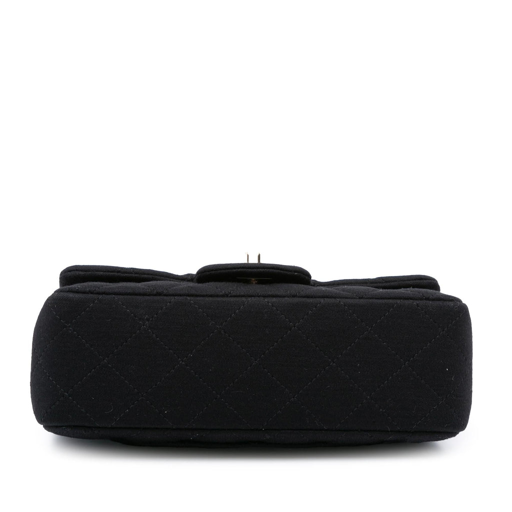 Chanel Mini Rectangular Classic Jersey Single Flap
