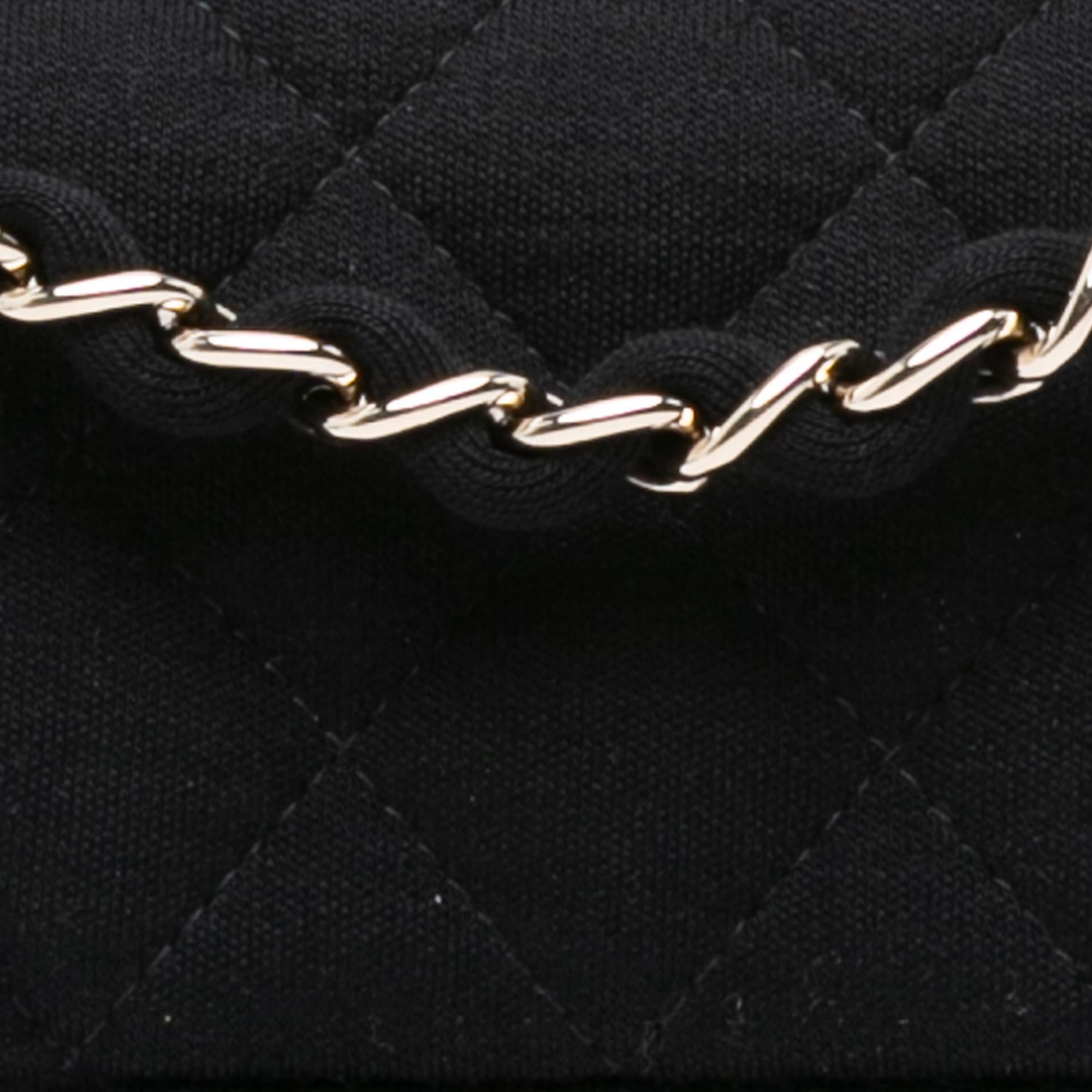 Chanel Mini Rectangular Classic Jersey Single Flap