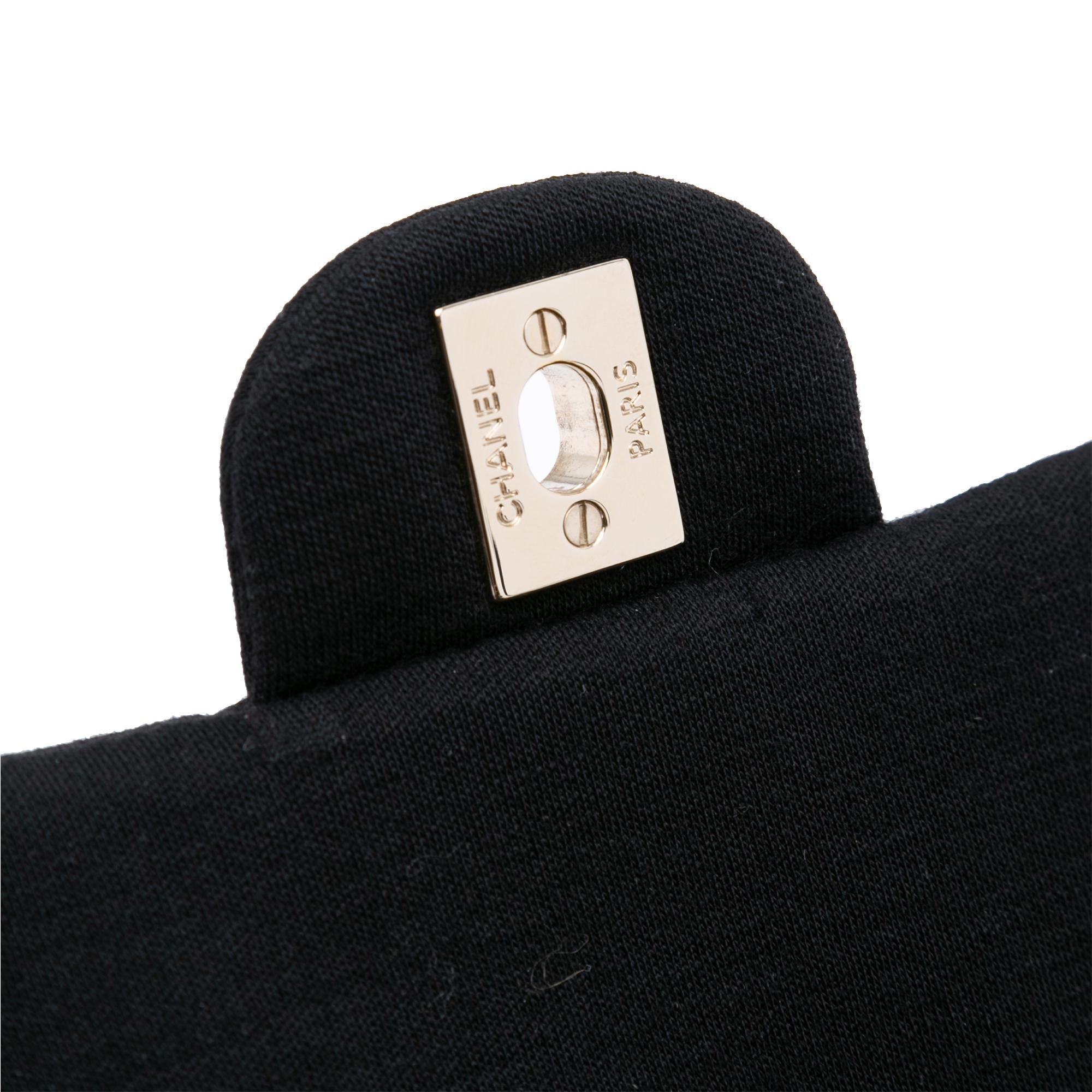 Chanel Mini Rectangular Classic Jersey Single Flap