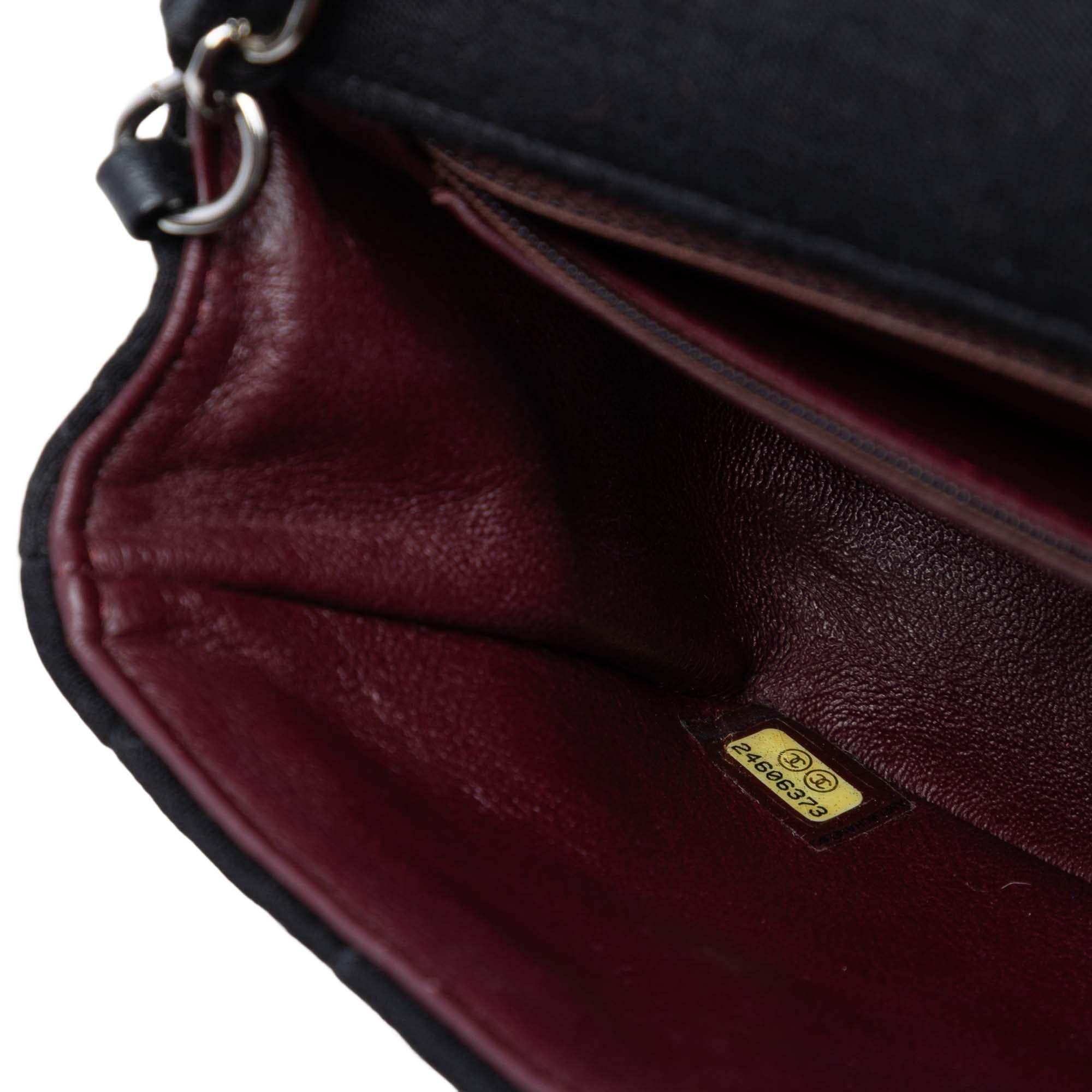 Chanel Mini Rectangular Classic Jersey Single Flap