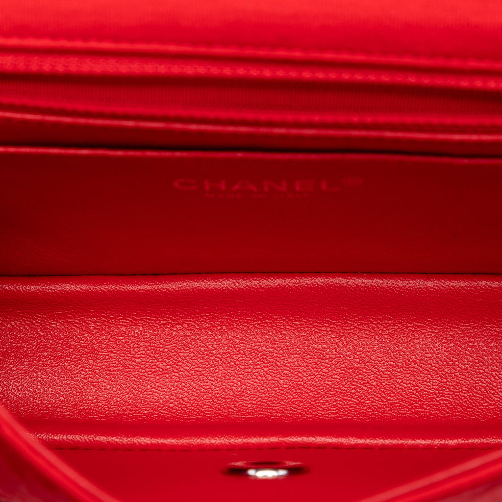 Chanel Mini Rectangular Classic Jersey Single Flap