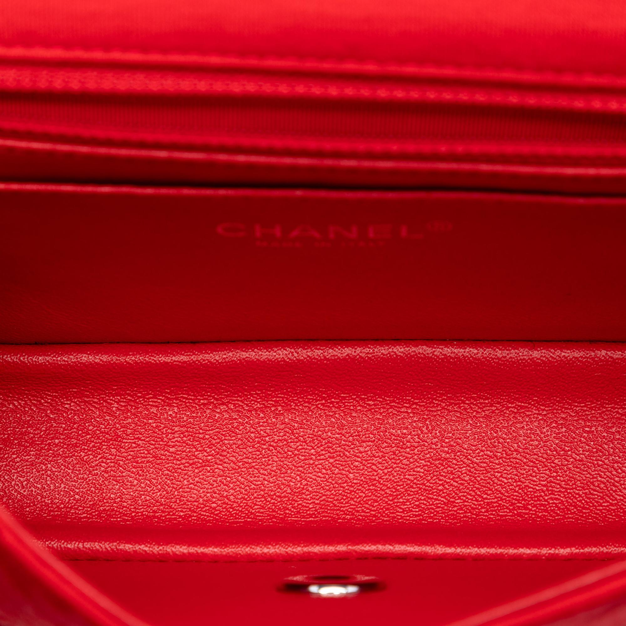 Chanel Mini Rectangular Classic Jersey Single Flap