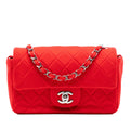 Chanel Mini Rectangular Classic Jersey Single Flap