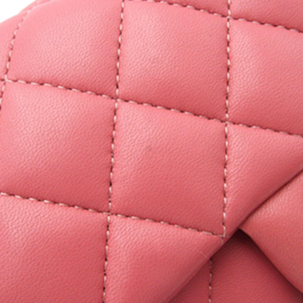 Chanel Mini Rectangular Classic Lambskin Single Flap (SHG-TIx3qD)