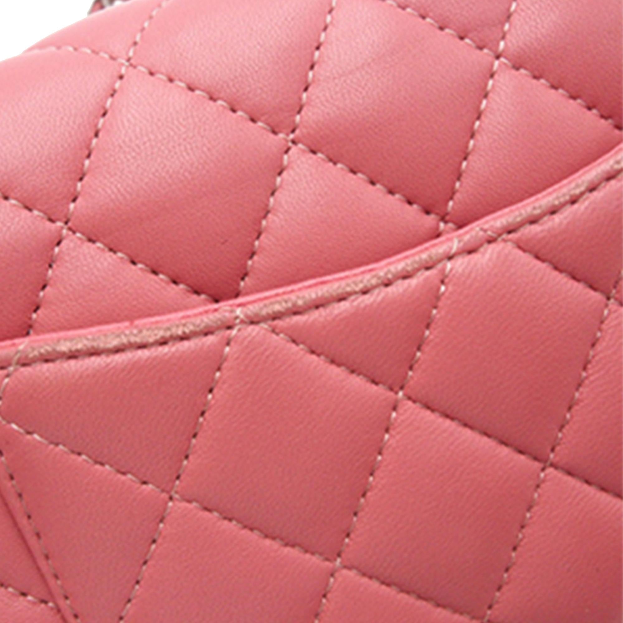 Chanel Mini Rectangular Classic Lambskin Single Flap (SHG-TIx3qD)