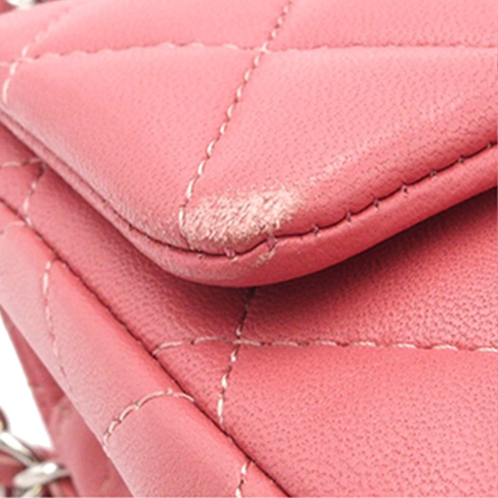 Chanel Mini Rectangular Classic Lambskin Single Flap (SHG-TIx3qD)