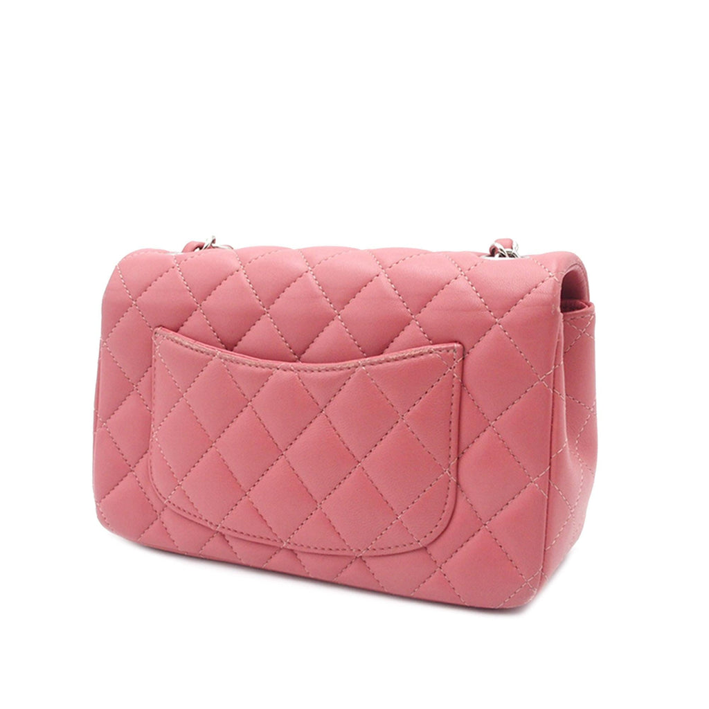 Chanel Mini Rectangular Classic Lambskin Single Flap (SHG-TIx3qD)