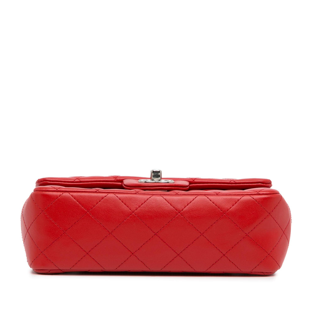 Chanel Mini Rectangular Classic Lambskin Single Flap (SHG-ibXR3K)