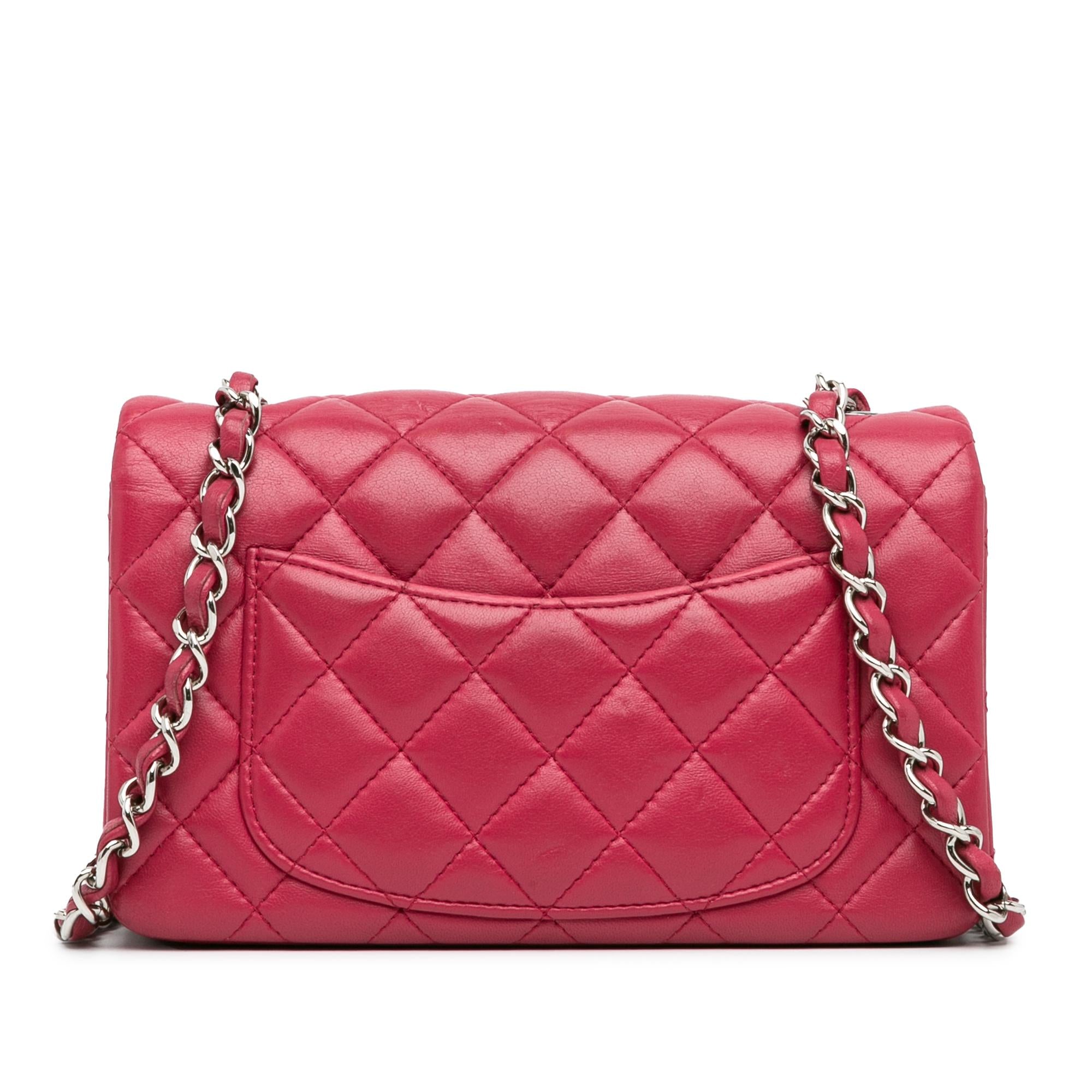 Chanel Mini Rectangular Classic Lambskin Single Flap (SHG-f674v3)