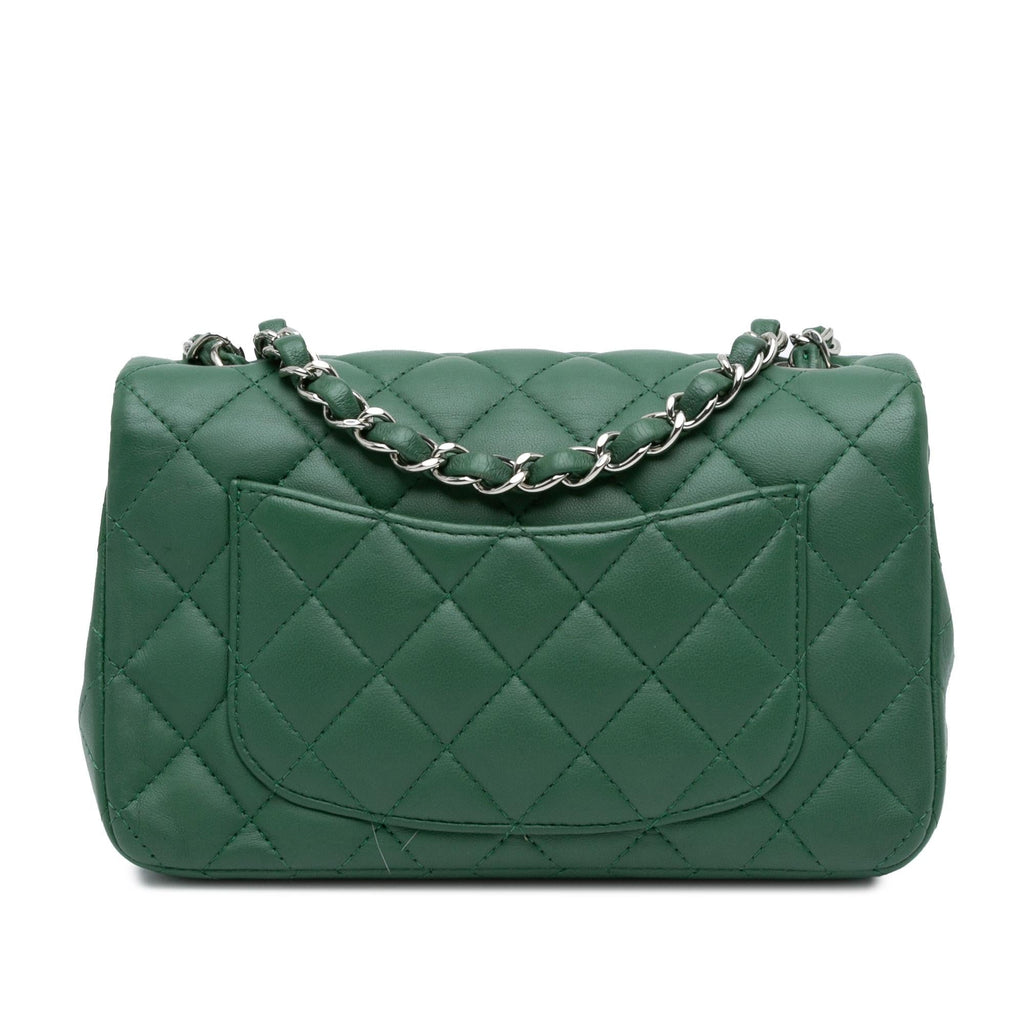 Chanel Mini Rectangular Classic Lambskin Single Flap (SHG-VkUtVQ)