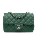 Chanel Mini Rectangular Classic Lambskin Single Flap (SHG-VkUtVQ)