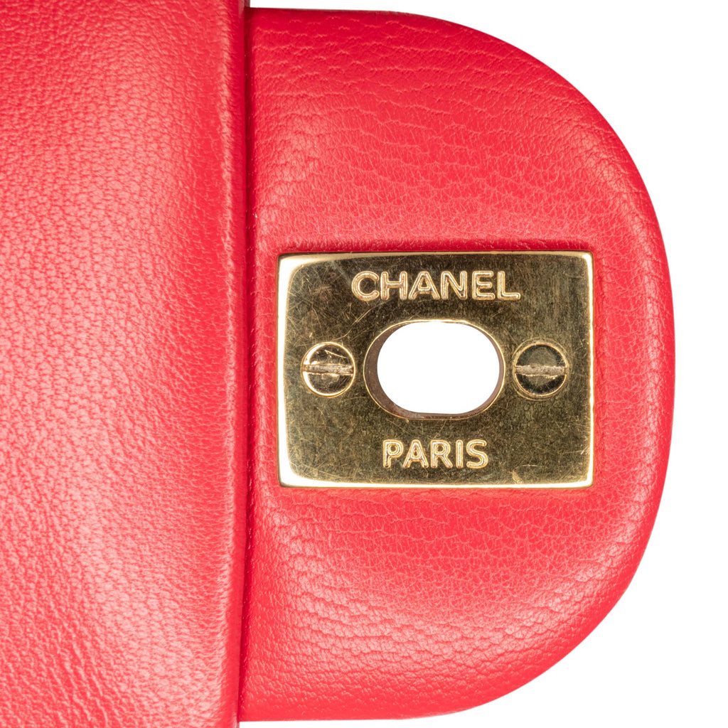 Chanel Mini Rectangular Classic Lambskin Single Flap (SHG-NLXfA6)