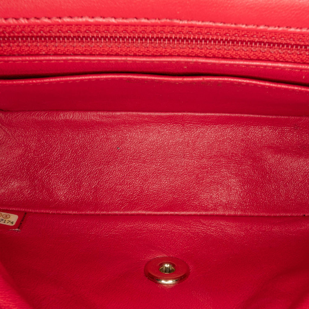 Chanel Mini Rectangular Classic Lambskin Single Flap (SHG-NLXfA6)