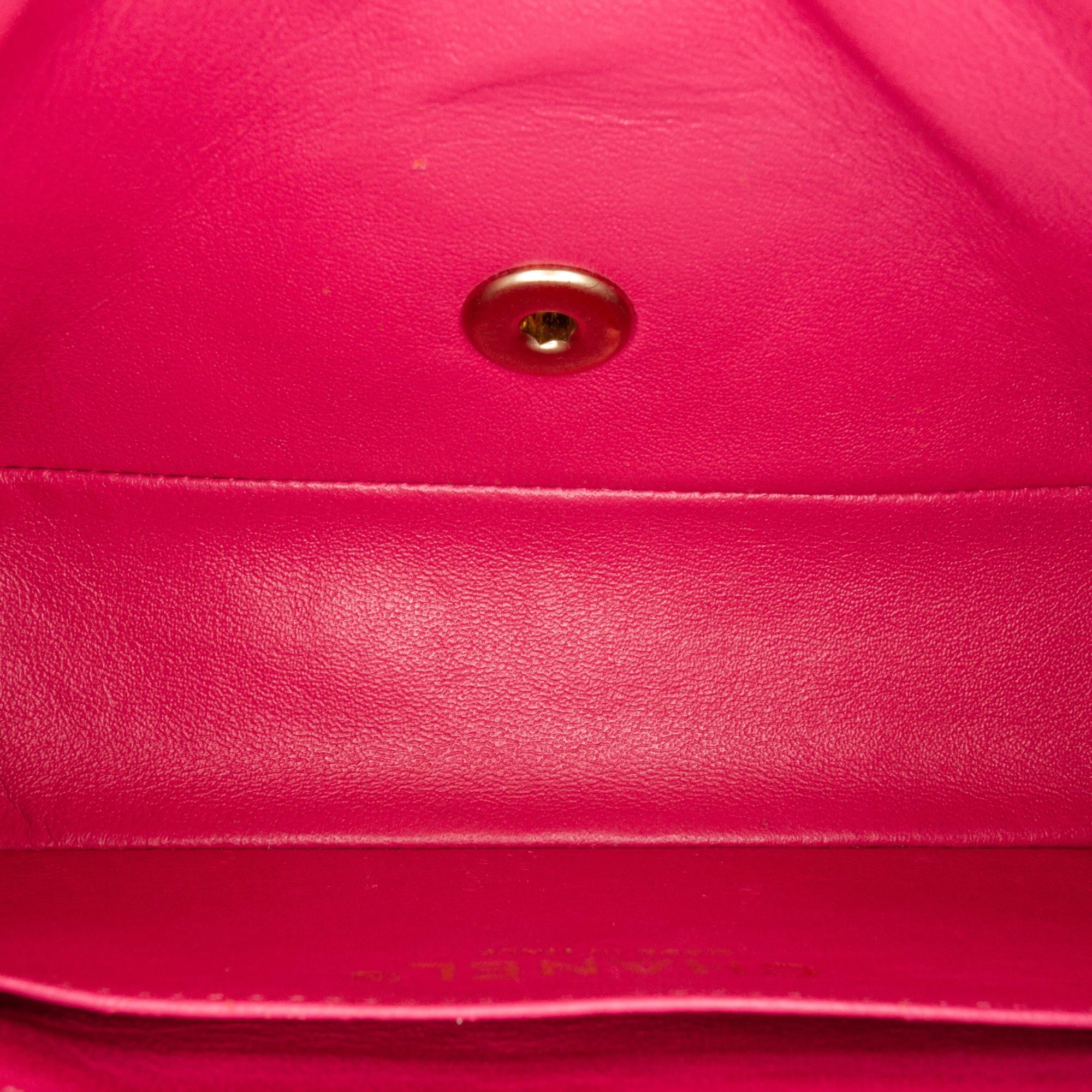 Chanel Mini Rectangular Classic Lambskin Single Flap (SHG-mr1rzU)