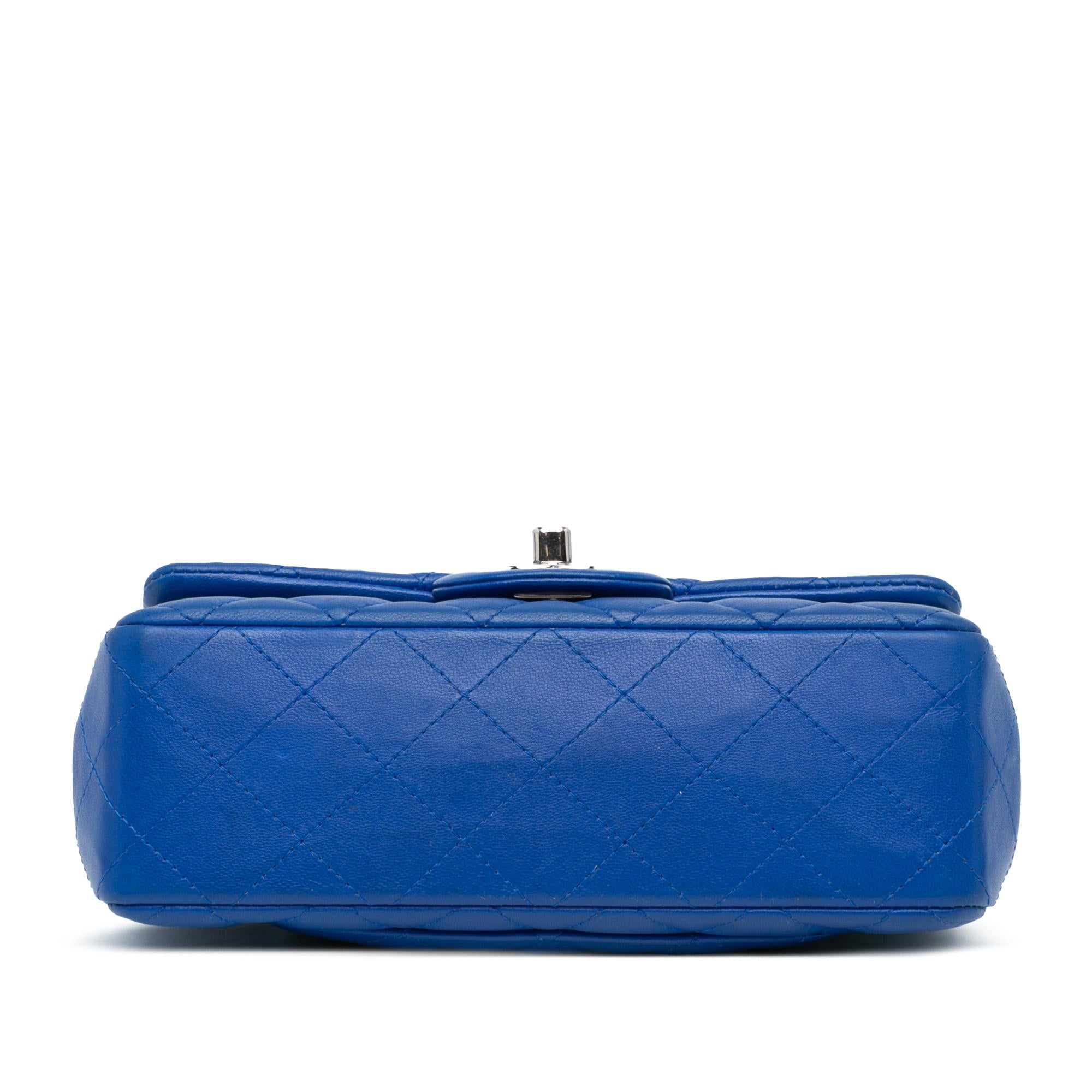 Chanel Mini Rectangular Classic Lambskin Single Flap (SHG-8ox5rx)
