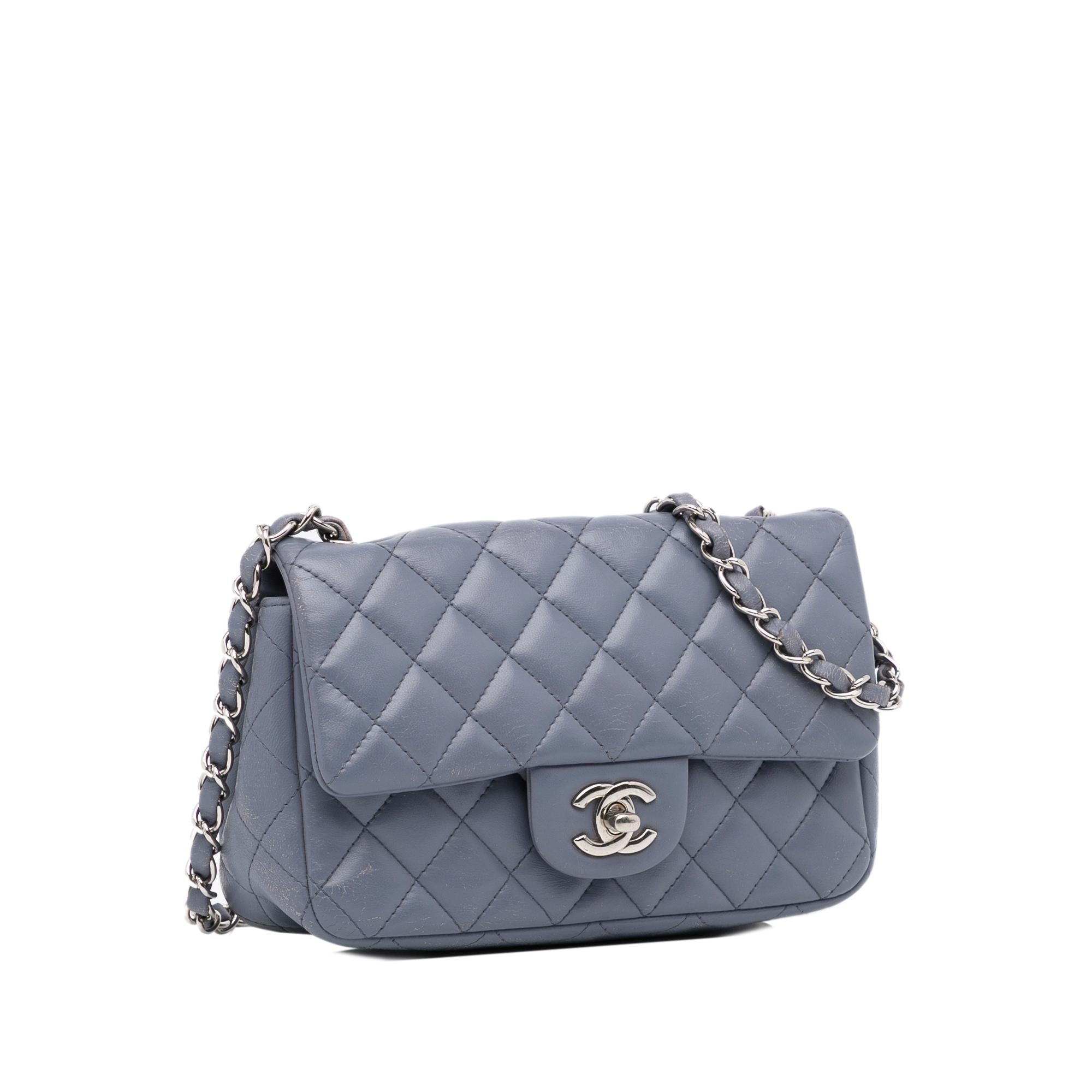 Chanel Mini Rectangular Classic Lambskin Single Flap
