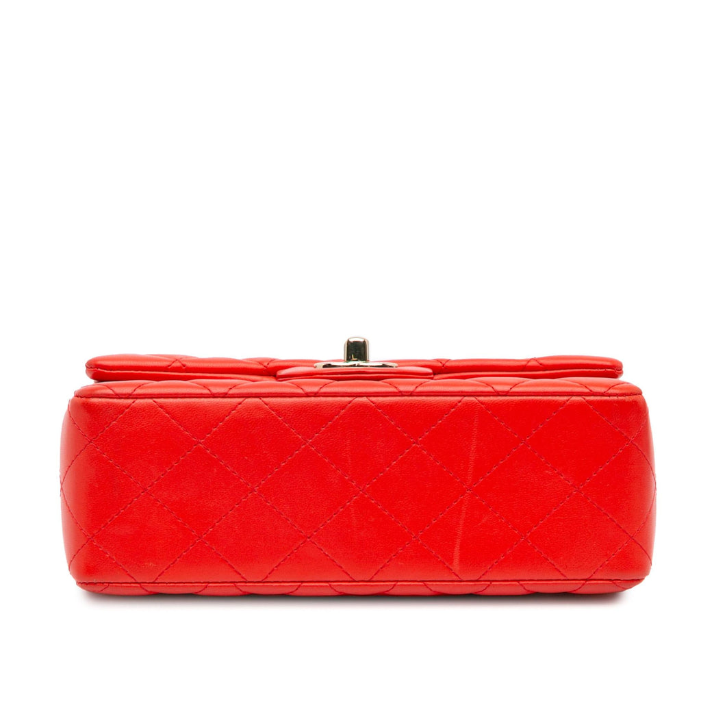 Chanel Mini Rectangular Classic Lambskin Single Flap