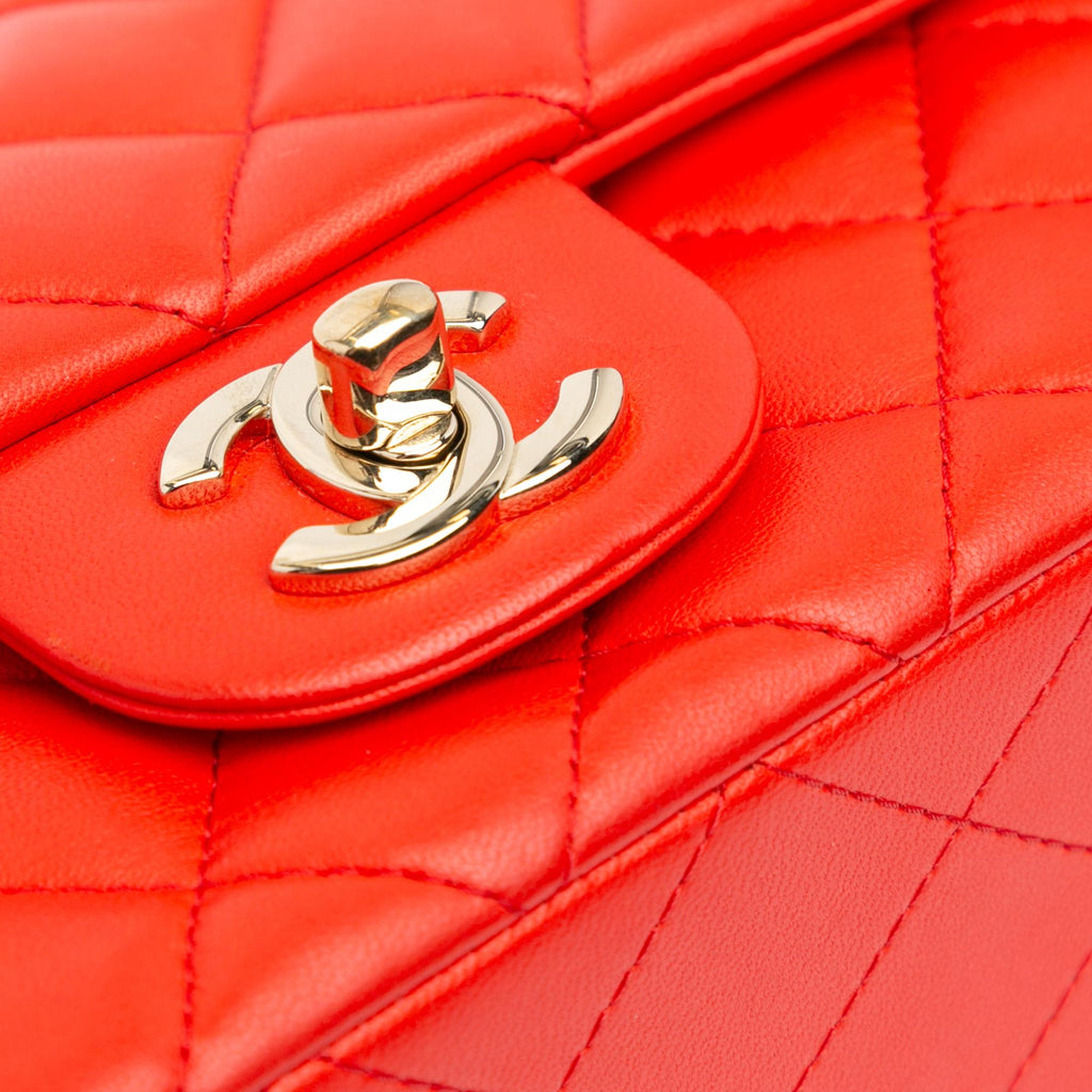 Chanel Mini Rectangular Classic Lambskin Single Flap