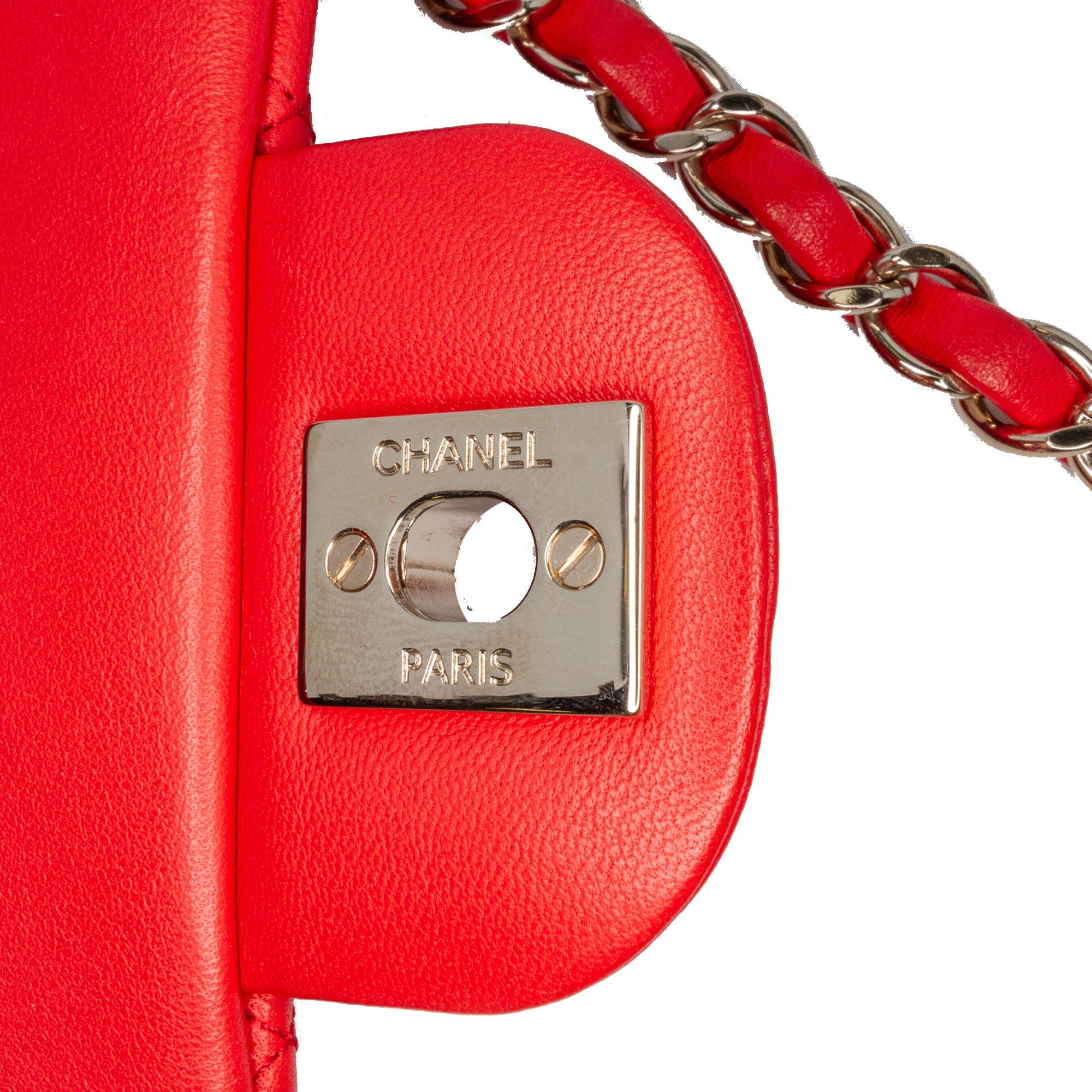 Chanel Mini Rectangular Classic Lambskin Single Flap