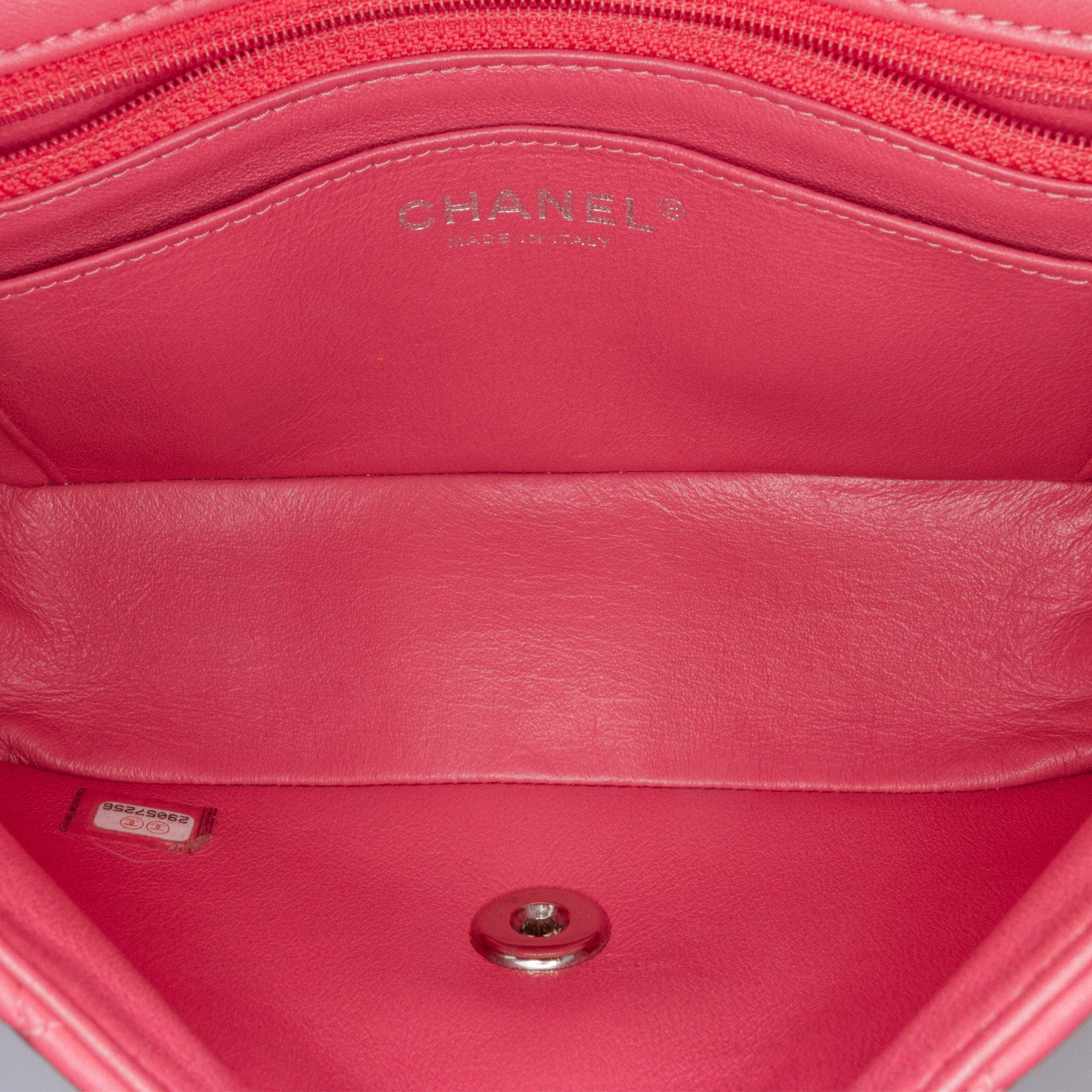 Chanel Mini Rectangular Classic Lambskin Single Flap