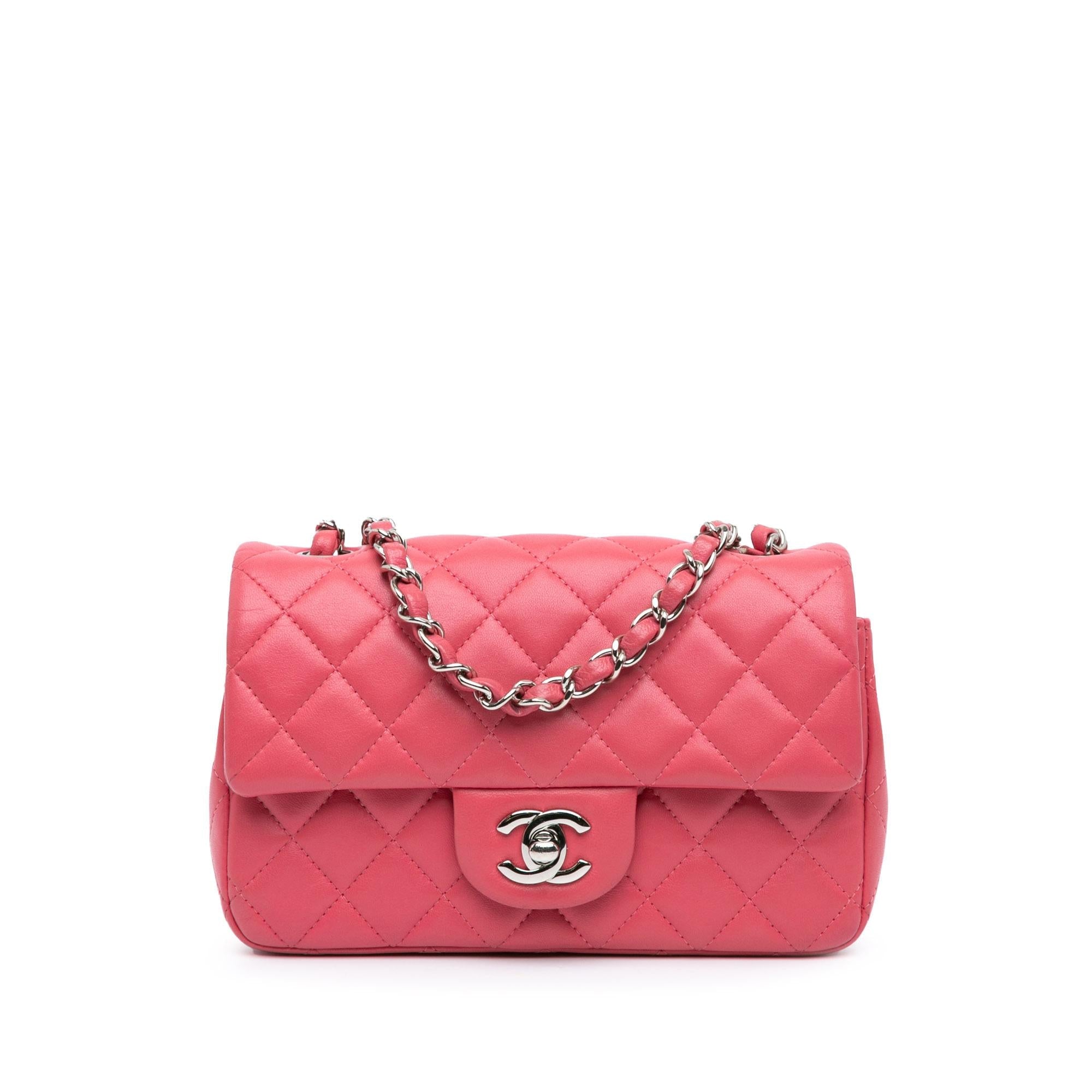 Chanel Mini Rectangular Classic Lambskin Single Flap