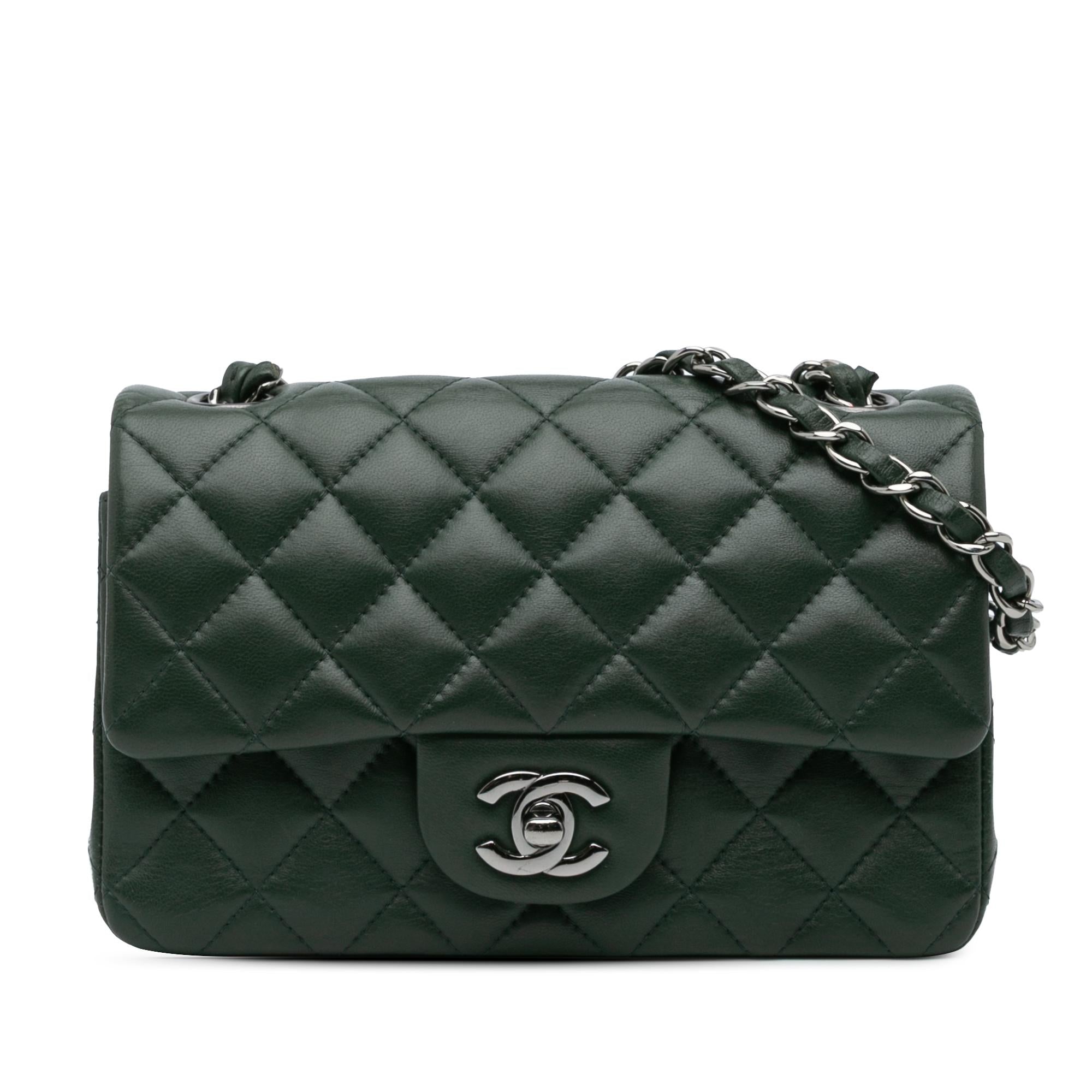 Chanel Mini Rectangular Classic Lambskin Single Flap