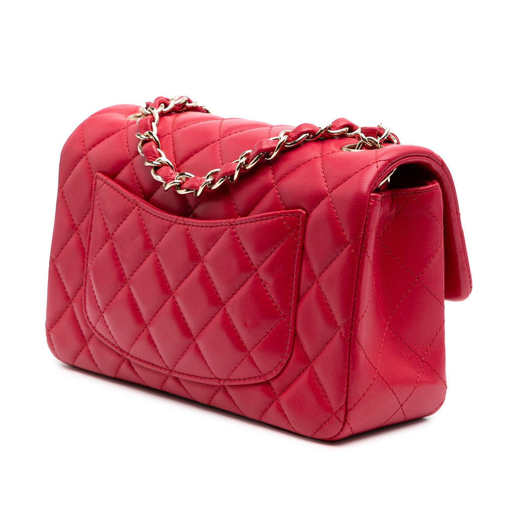 Chanel Mini Rectangular Classic Lambskin Single Flap