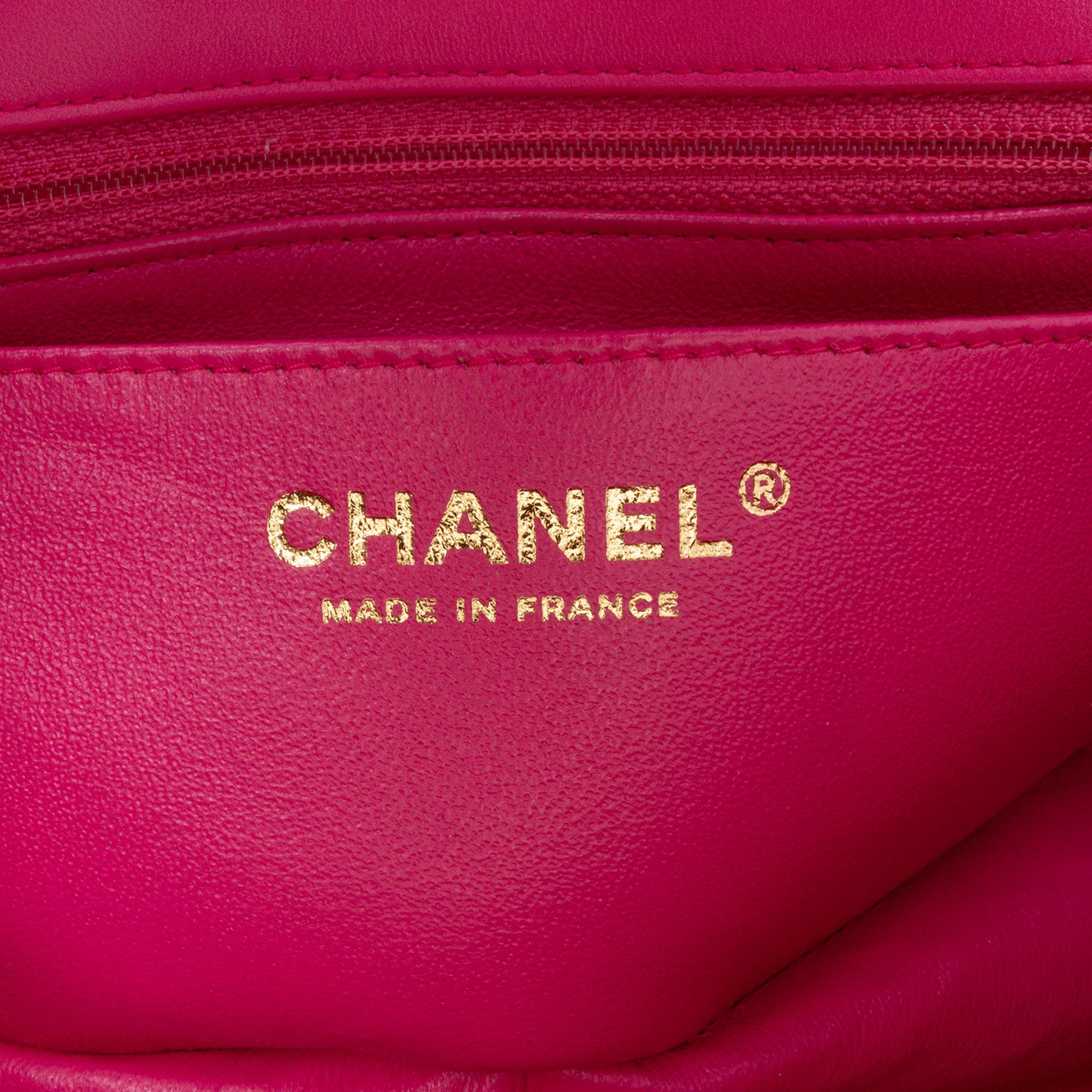 Chanel Mini Rectangular Classic Lambskin Single Flap