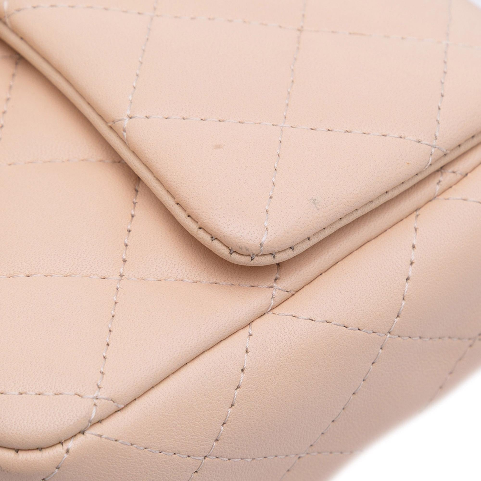 Chanel Mini Rectangular Classic Lambskin Single Flap