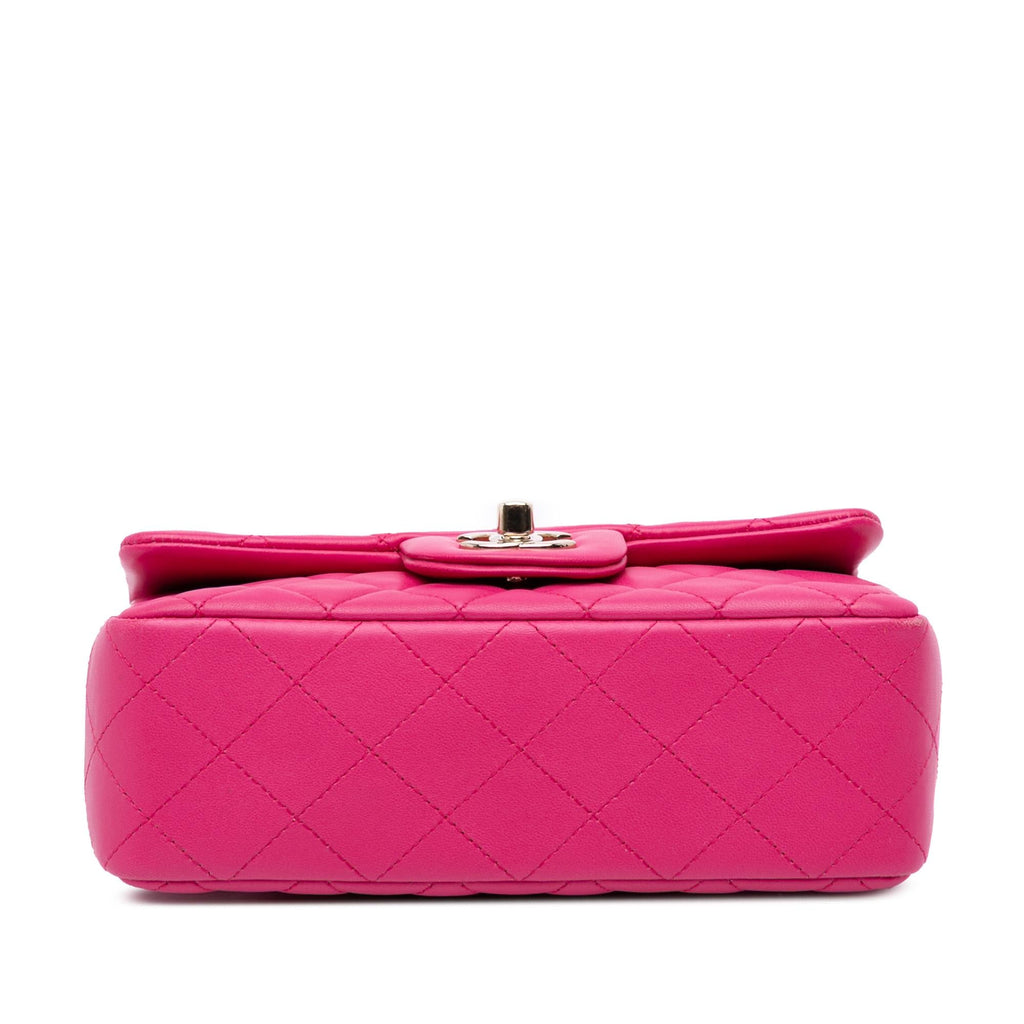 Chanel Mini Rectangular Classic Lambskin Single Flap