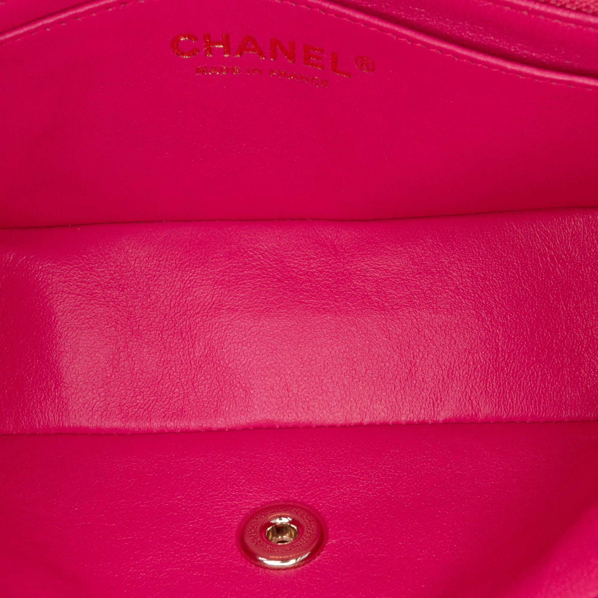 Chanel Mini Rectangular Classic Lambskin Single Flap