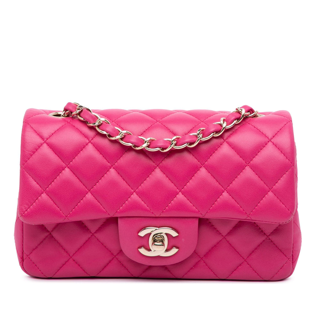 Chanel Mini Rectangular Classic Lambskin Single Flap