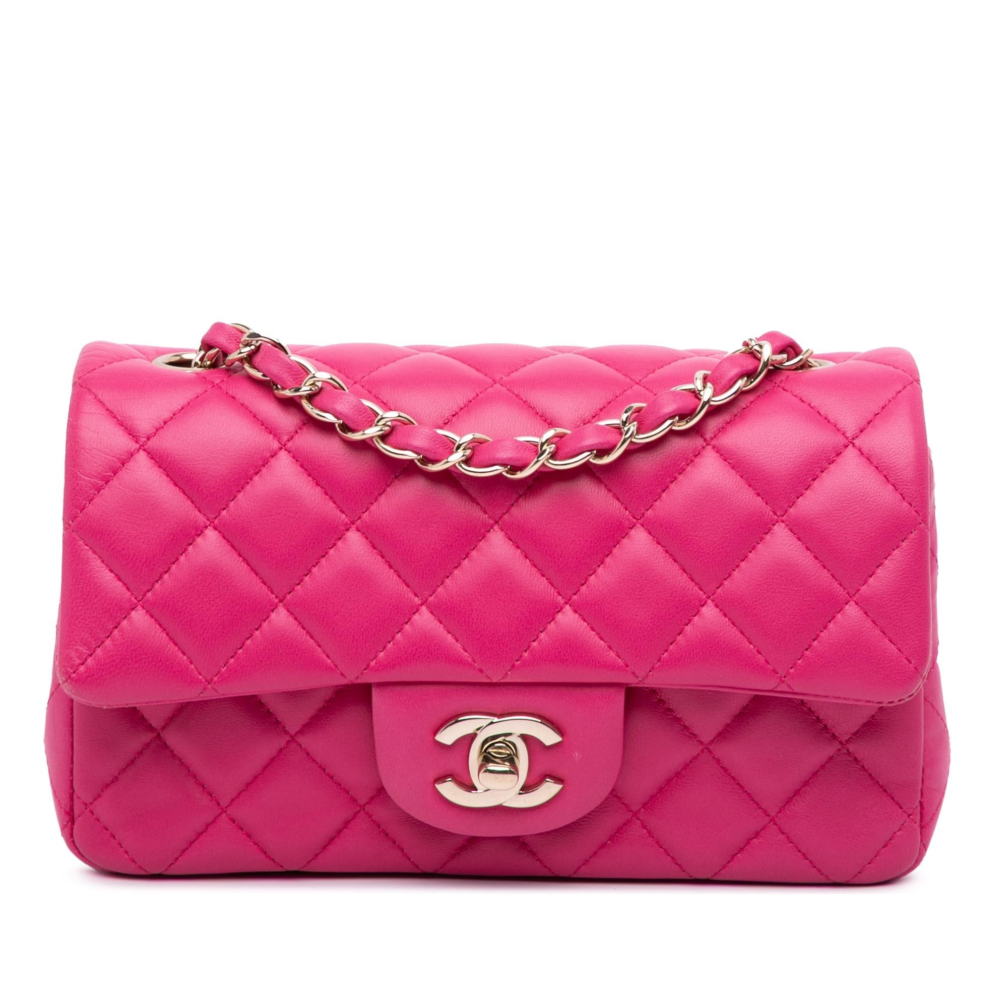 Chanel Mini Rectangular Classic Lambskin Single Flap
