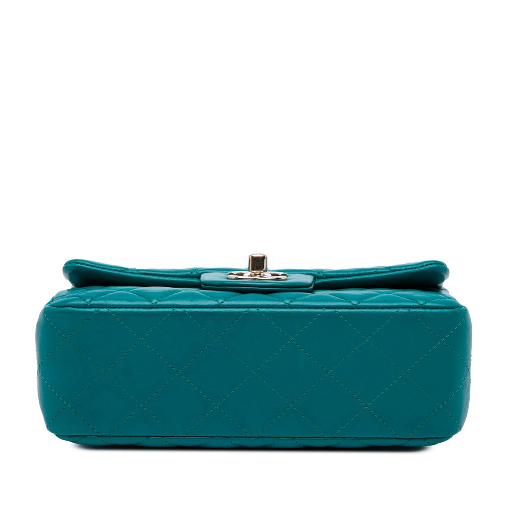 Chanel Mini Rectangular Classic Lambskin Single Flap
