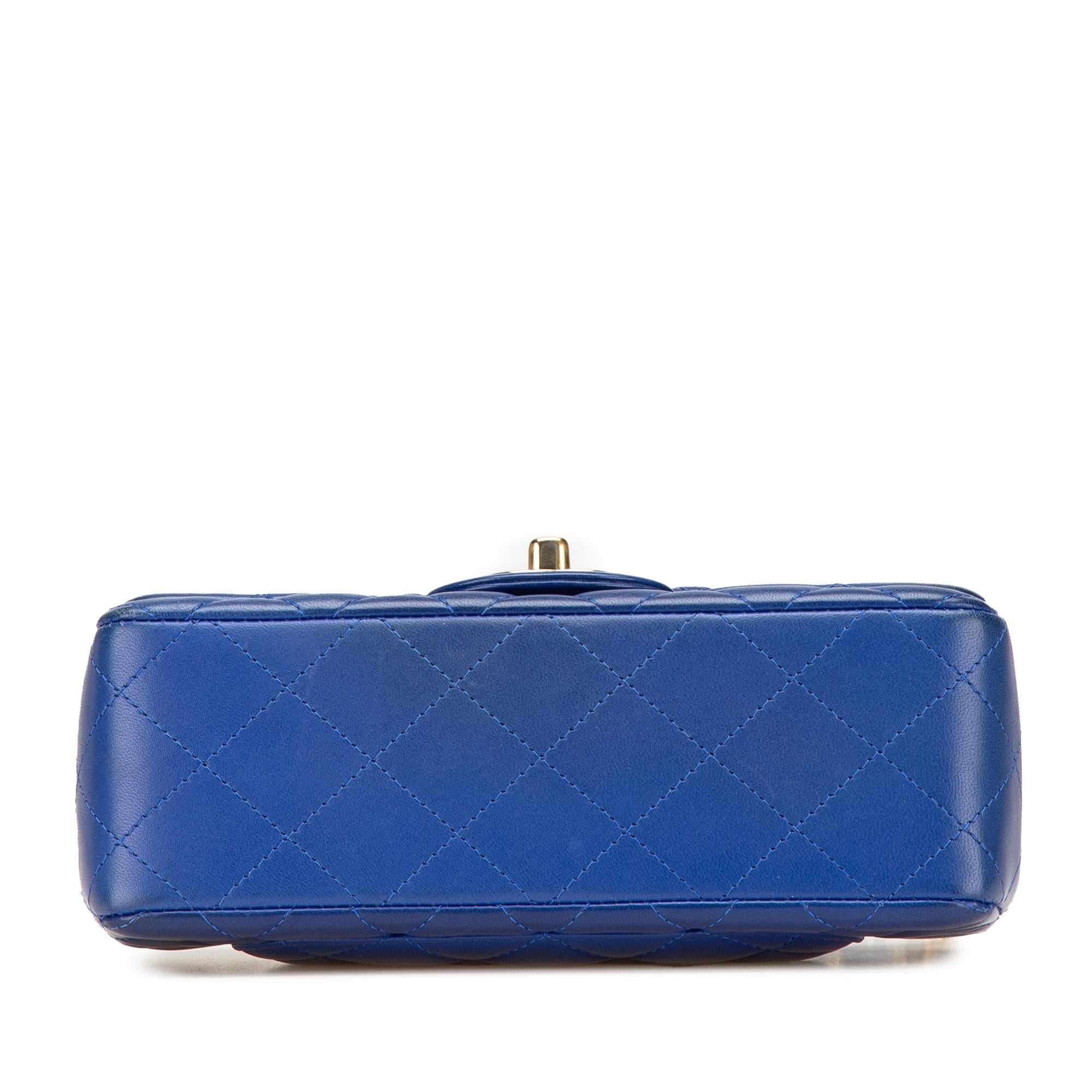 Chanel Mini Rectangular Classic Lambskin Single Flap