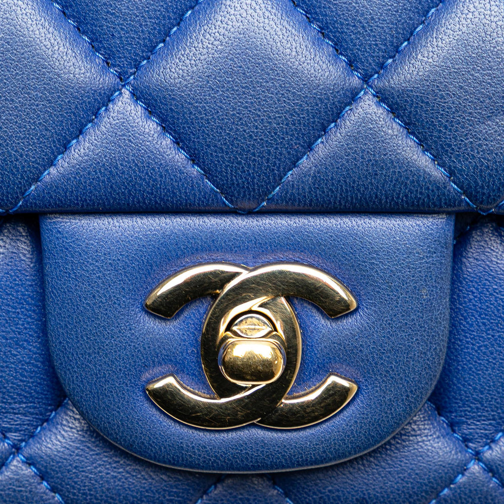Chanel Mini Rectangular Classic Lambskin Single Flap