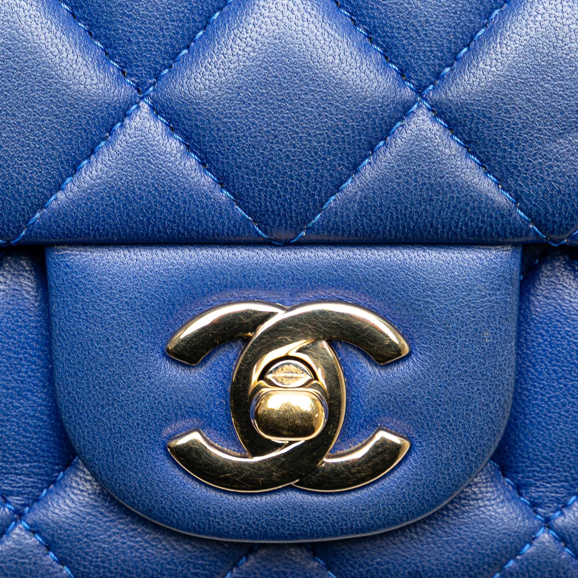 Chanel Mini Rectangular Classic Lambskin Single Flap
