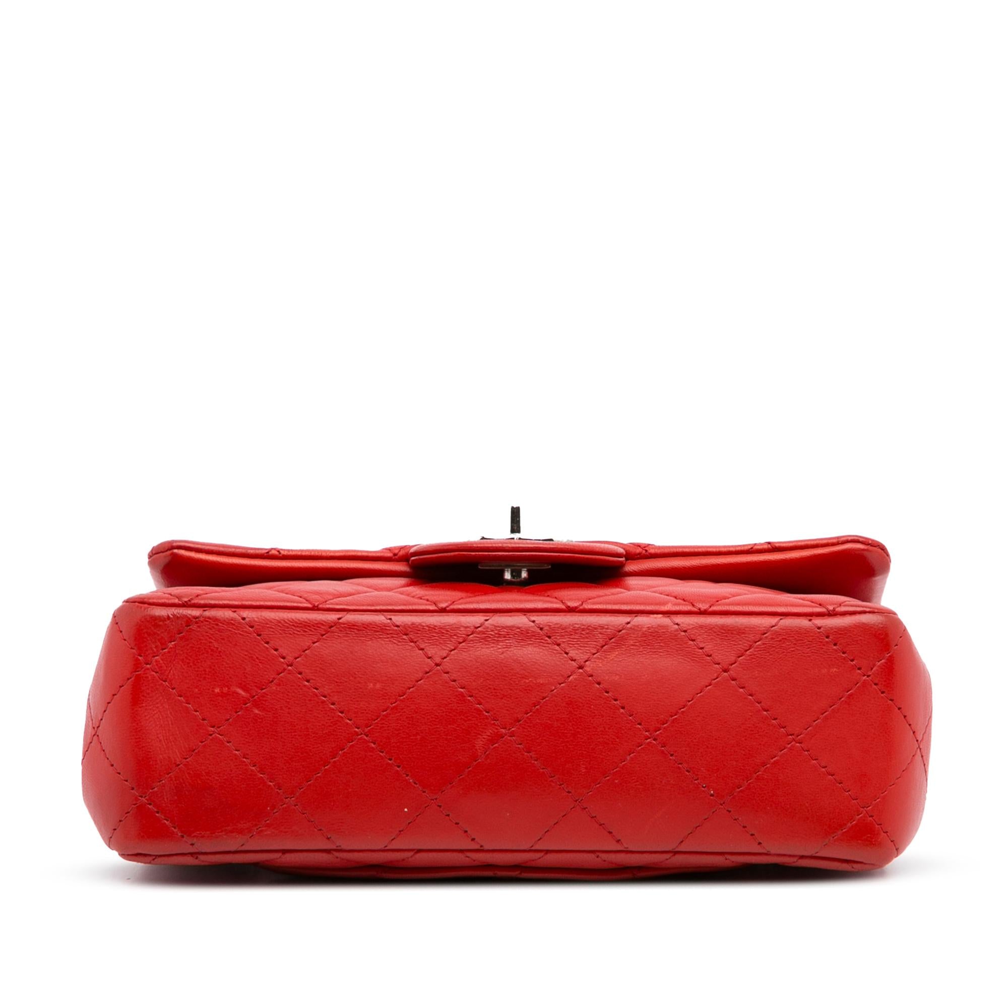 Chanel Mini Rectangular Classic Lambskin Single Flap