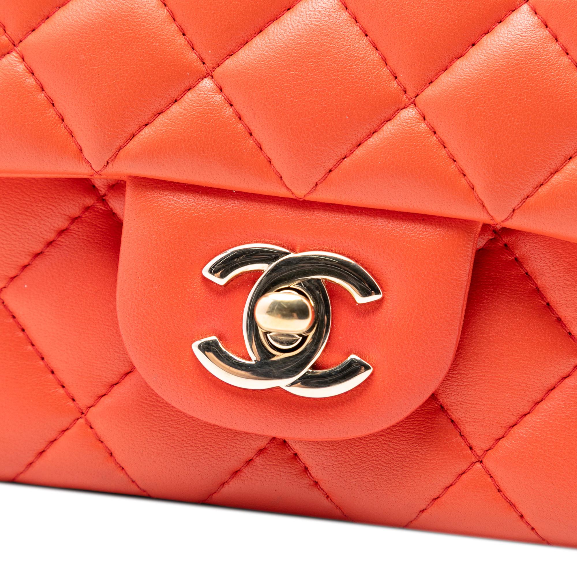 Chanel Mini Rectangular Classic Lambskin Single Flap