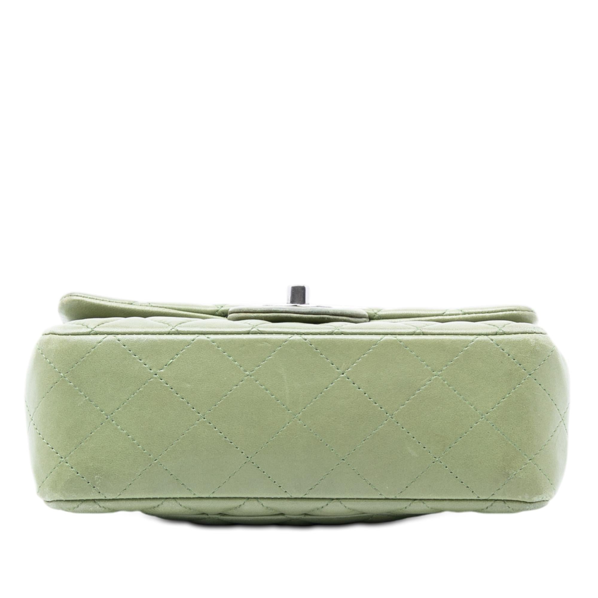 Chanel Mini Rectangular Classic Lambskin Single Flap
