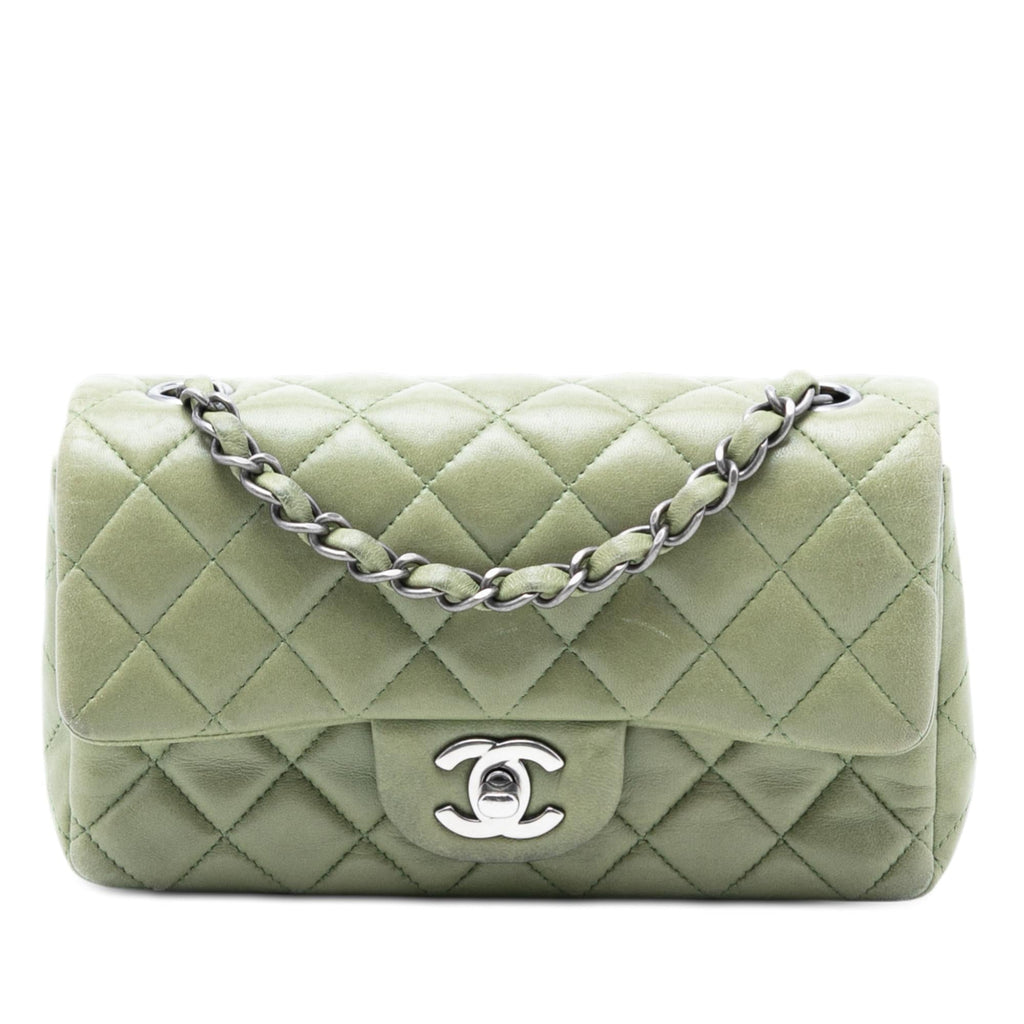 Chanel Mini Rectangular Classic Lambskin Single Flap