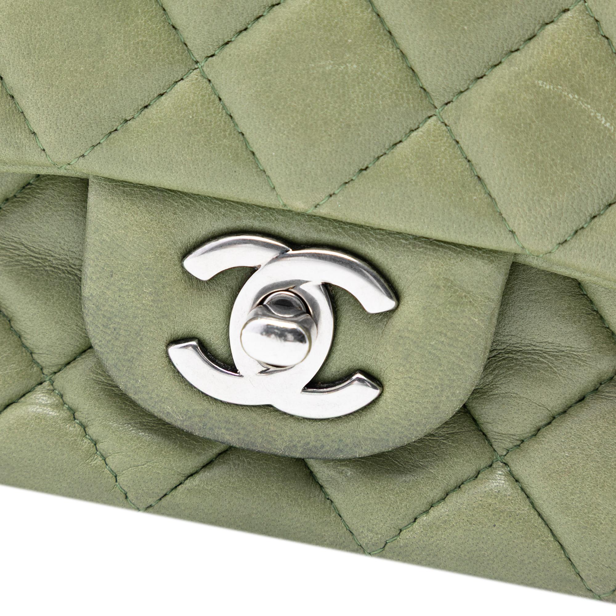 Chanel Mini Rectangular Classic Lambskin Single Flap