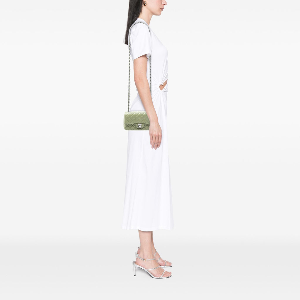 Chanel Mini Rectangular Classic Lambskin Single Flap