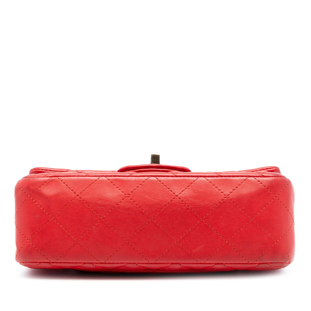 Chanel Mini Rectangular Classic Lambskin Single Flap